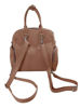 Imagen de CARTERA/MOCHILA LAS OREIRO NEGRA/NUDE/MARRON 3.26
